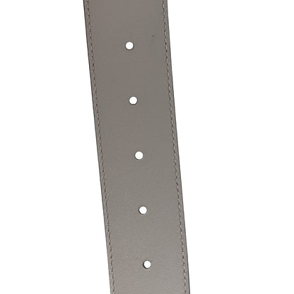 Gucci Calfskin Interlocking G Belt 80 32 Storm Grey 4 of 4