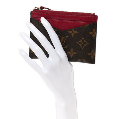Louis Vuitton Monogram Zipped Card Holder Fuchsia 2 of 7