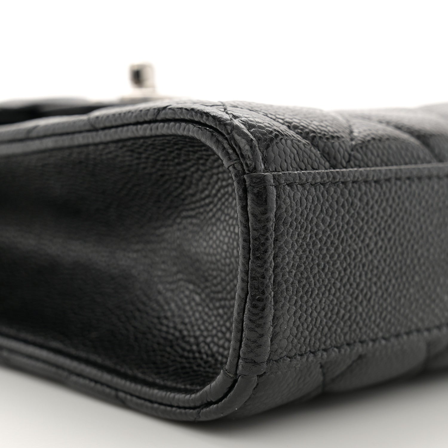 Chanel Caviar Quilted Classic Phone Holder Black 9 of 10