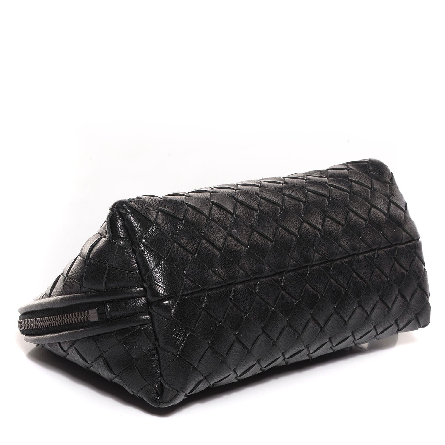 Bottega Veneta Nappa Intrecciato Cosmetic Case Nero Black 4 of 9