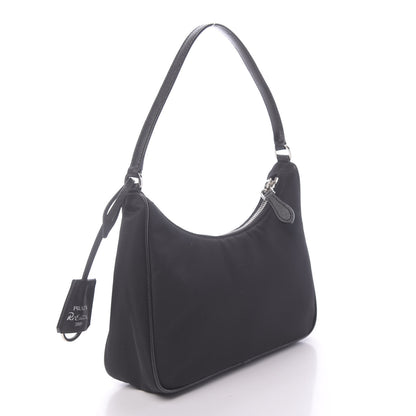 Prada Tessuto Nylon Mini Re-Edition 2000 Bag Black 3 of 10
