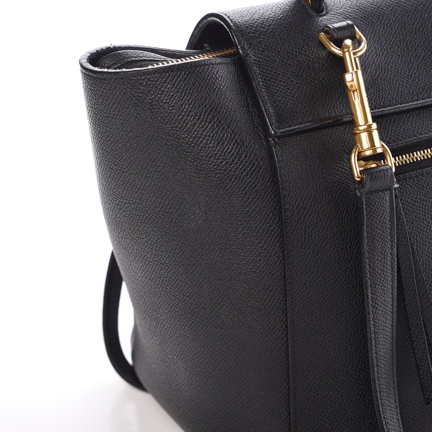 Celine Grained Calfskin Mini Belt Bag Black 7 of 11