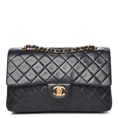 Chanel Lambskin Quilted Medium Double Flap Black 1 of 16
