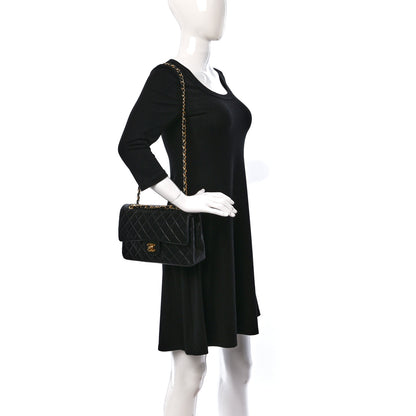 Chanel Lambskin Quilted Medium Double Flap Black 2 of 9