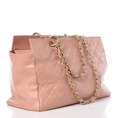 Chanel Caviar Quilted Grand Timeless Tote GTT Pink 3 of 18