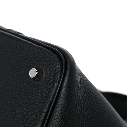 Hermes Taurillon Clemence Picotin Lock 22 MM Black 8 of 11