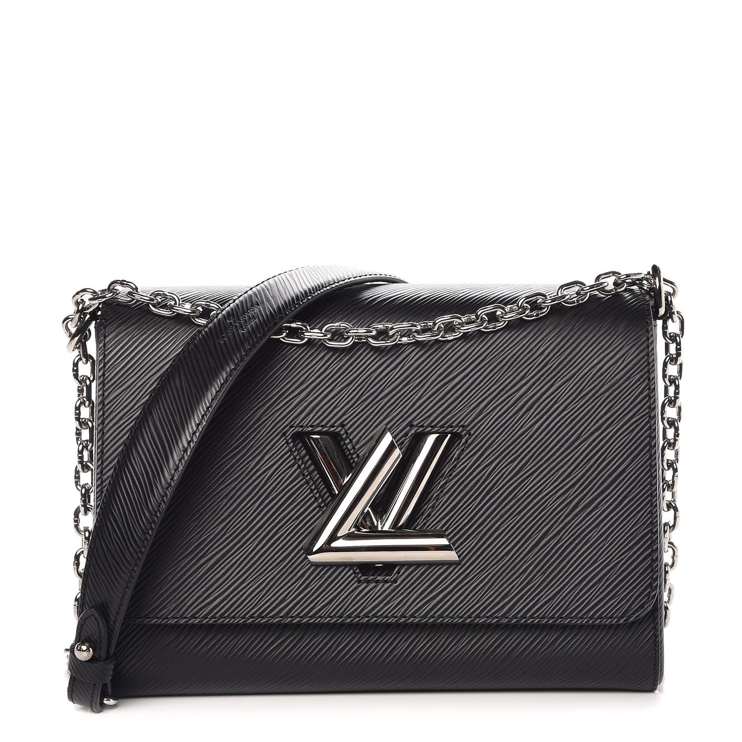 Louis Vuitton Epi Twist Shoulder Bag MM Black 1 of 8