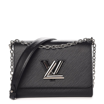 Louis Vuitton Epi Twist Shoulder Bag MM Black 1 of 8