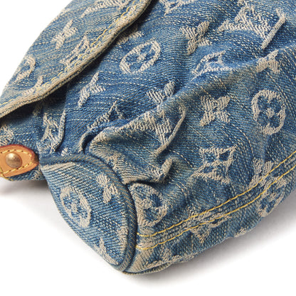Louis Vuitton Monogram Denim Mini Pleaty Blue 6 of 9