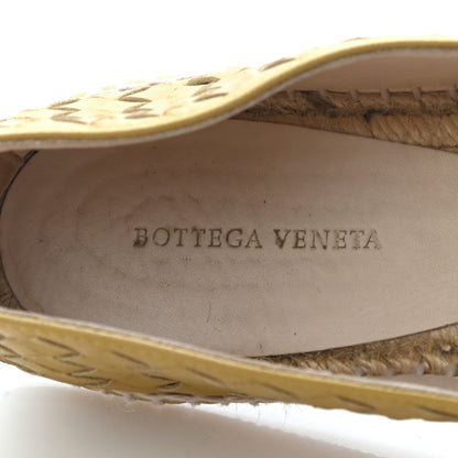 Bottega Veneta Nappa Intrecciato Slip On Espadrille 37 Yellow 6 of 12