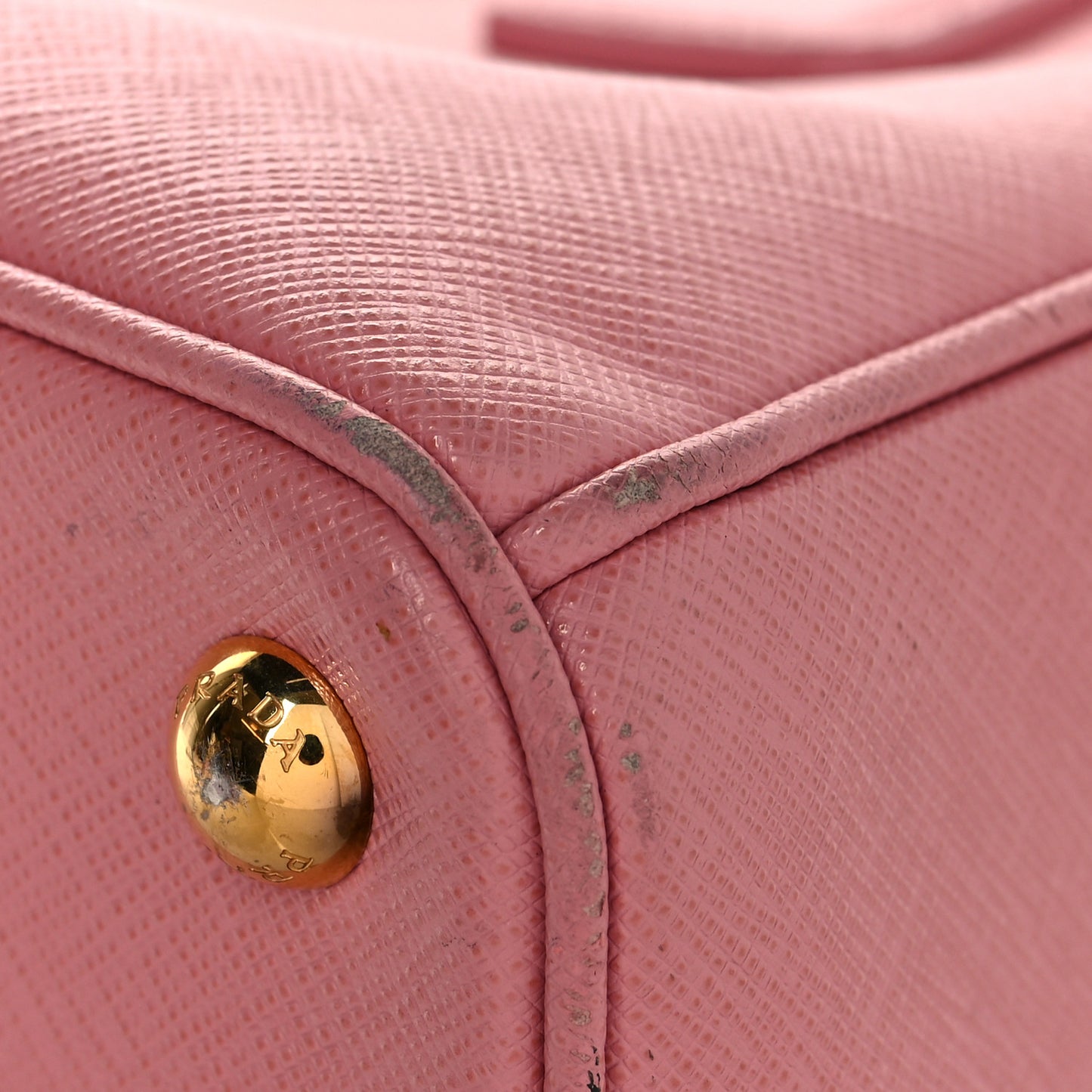 Saffiano Mini Galleria Double Zip Tote Petalo