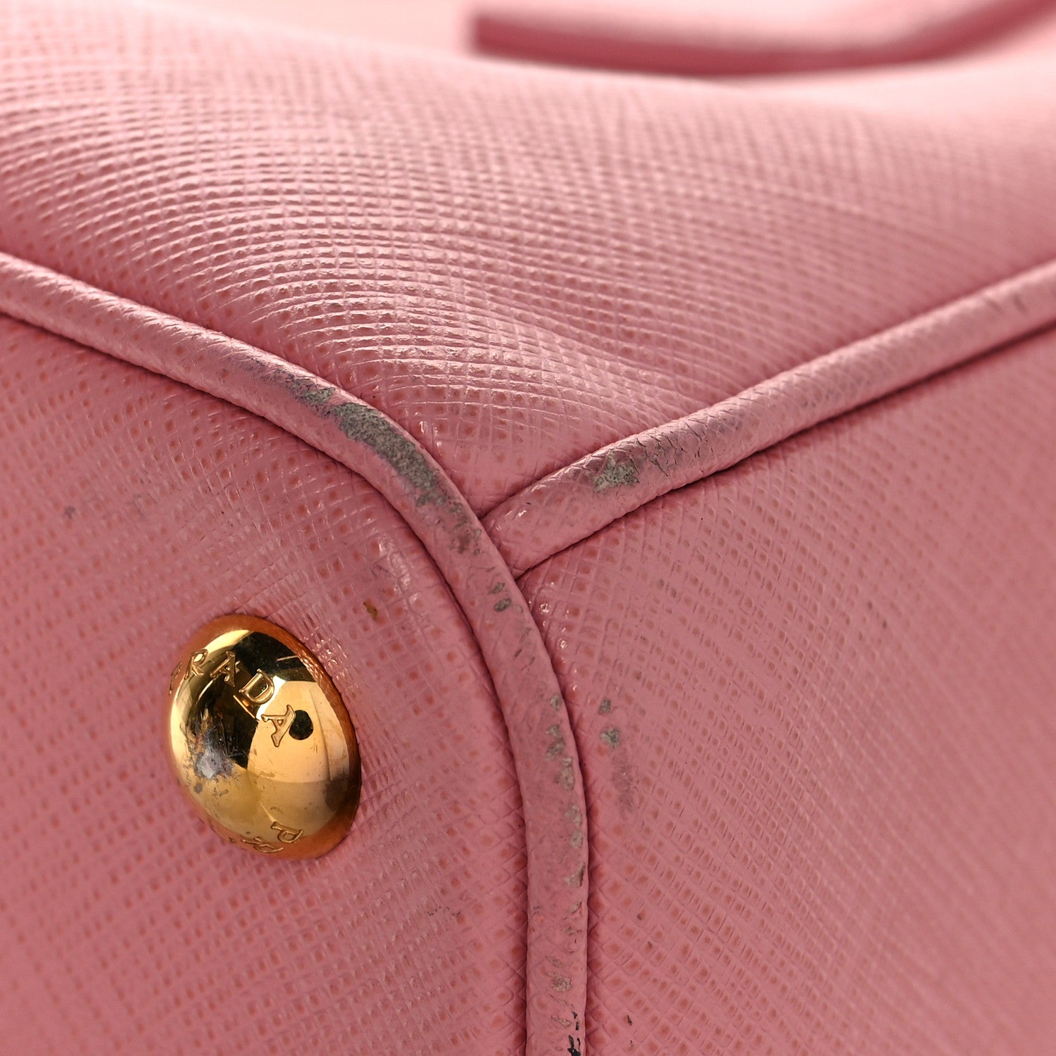 Prada Saffiano Mini Galleria Double Zip Tote Petalo 8 of 19