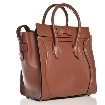 Celine Smooth Calfskin Mini Luggage Sienna 3 of 12