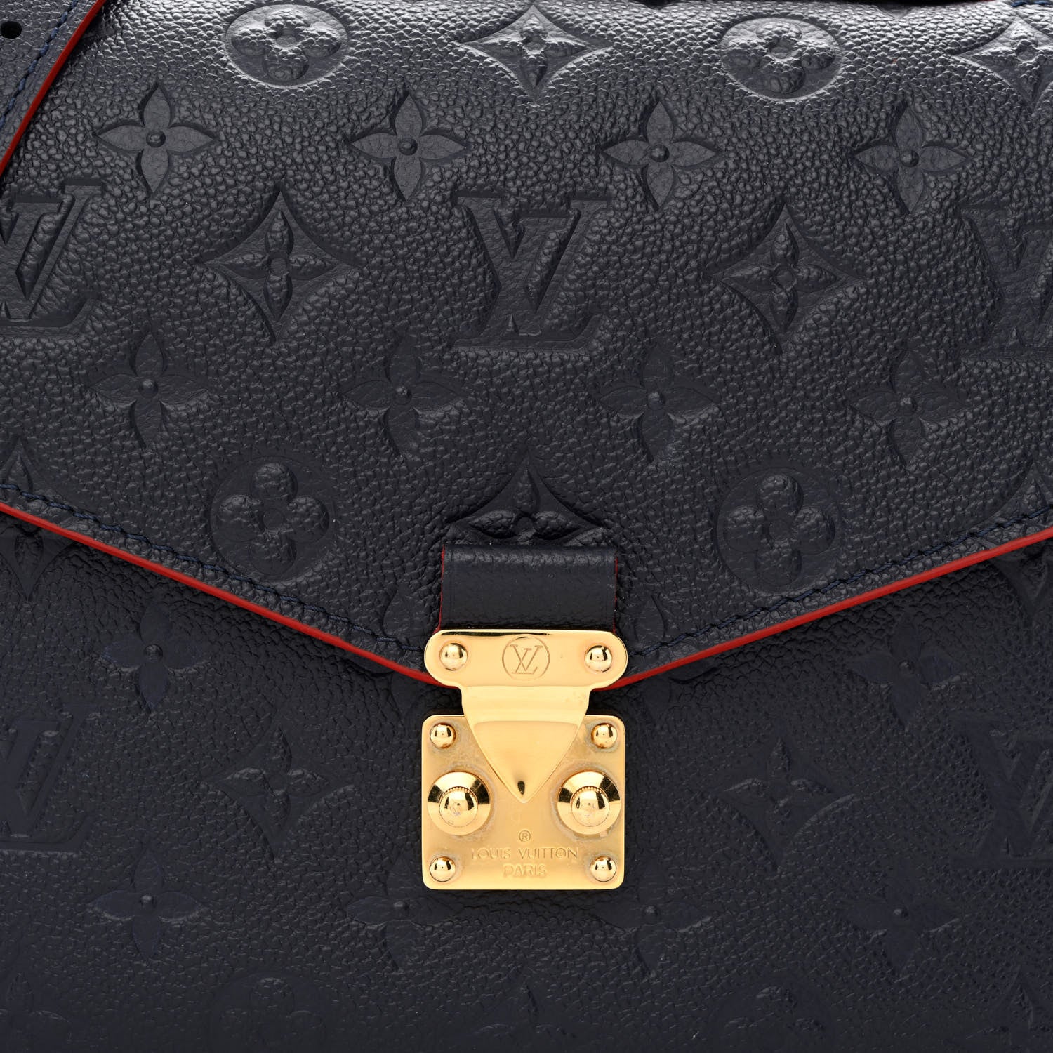 Louis Vuitton Empreinte Pochette Metis Marine Rouge 9 of 11
