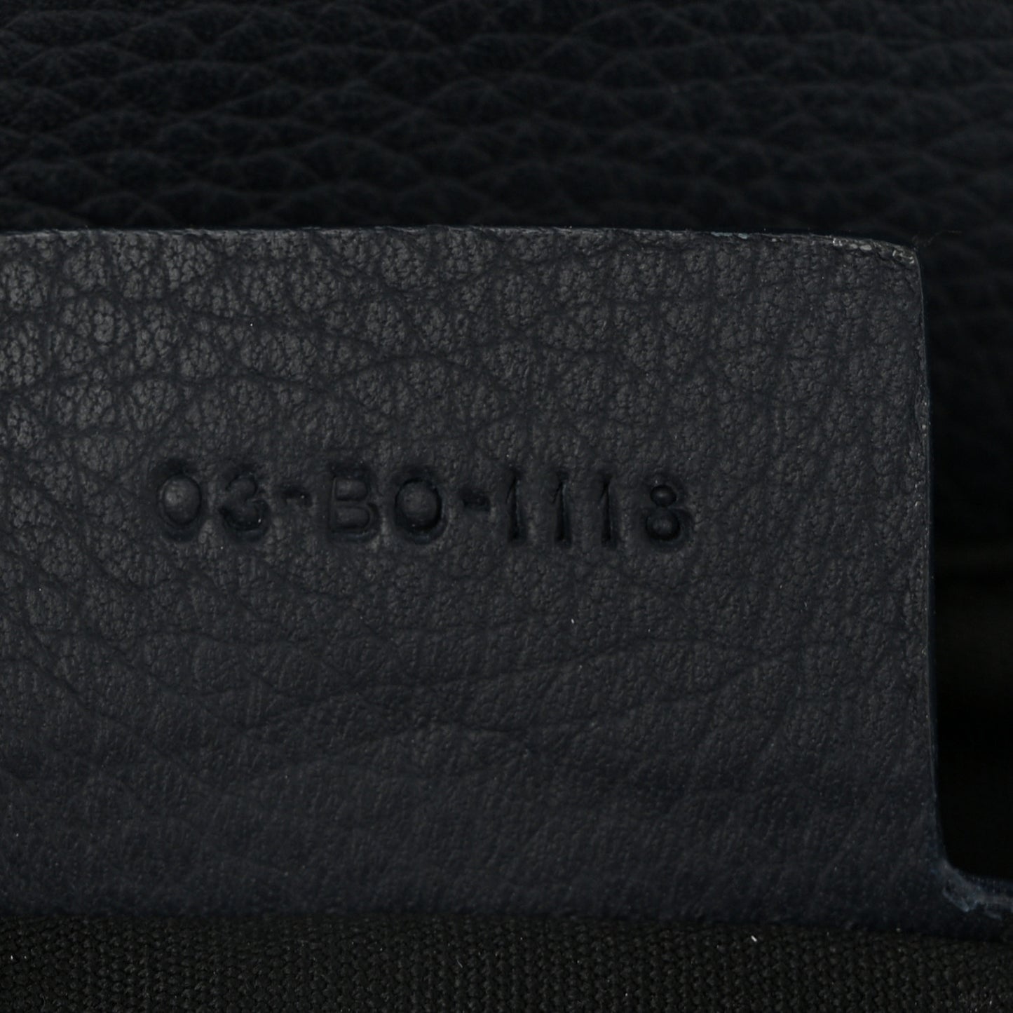 X KAWS Grained Calfskin Saddle Pouch Blue Multicolor