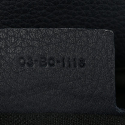 Christian Dior X KAWS Grained Calfskin Saddle Pouch Blue Multicolor 7 of 10