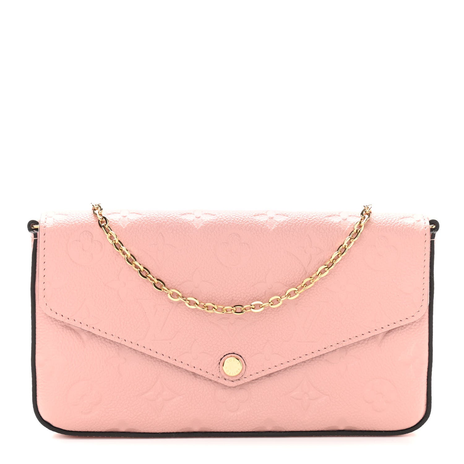 Louis Vuitton Empreinte Pochette Felicie Chain Wallet Rose Poudre 3 of 11