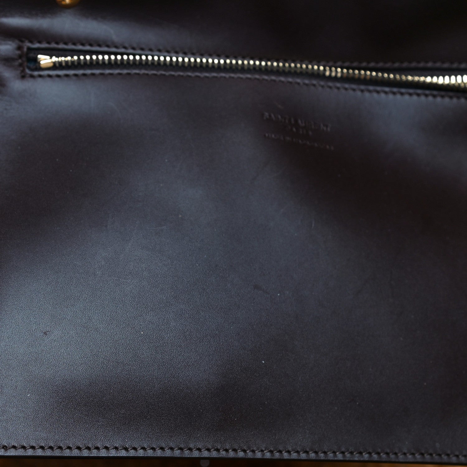 Saint Laurent Raffia Calfskin Medium Panier Tote 11 of 20