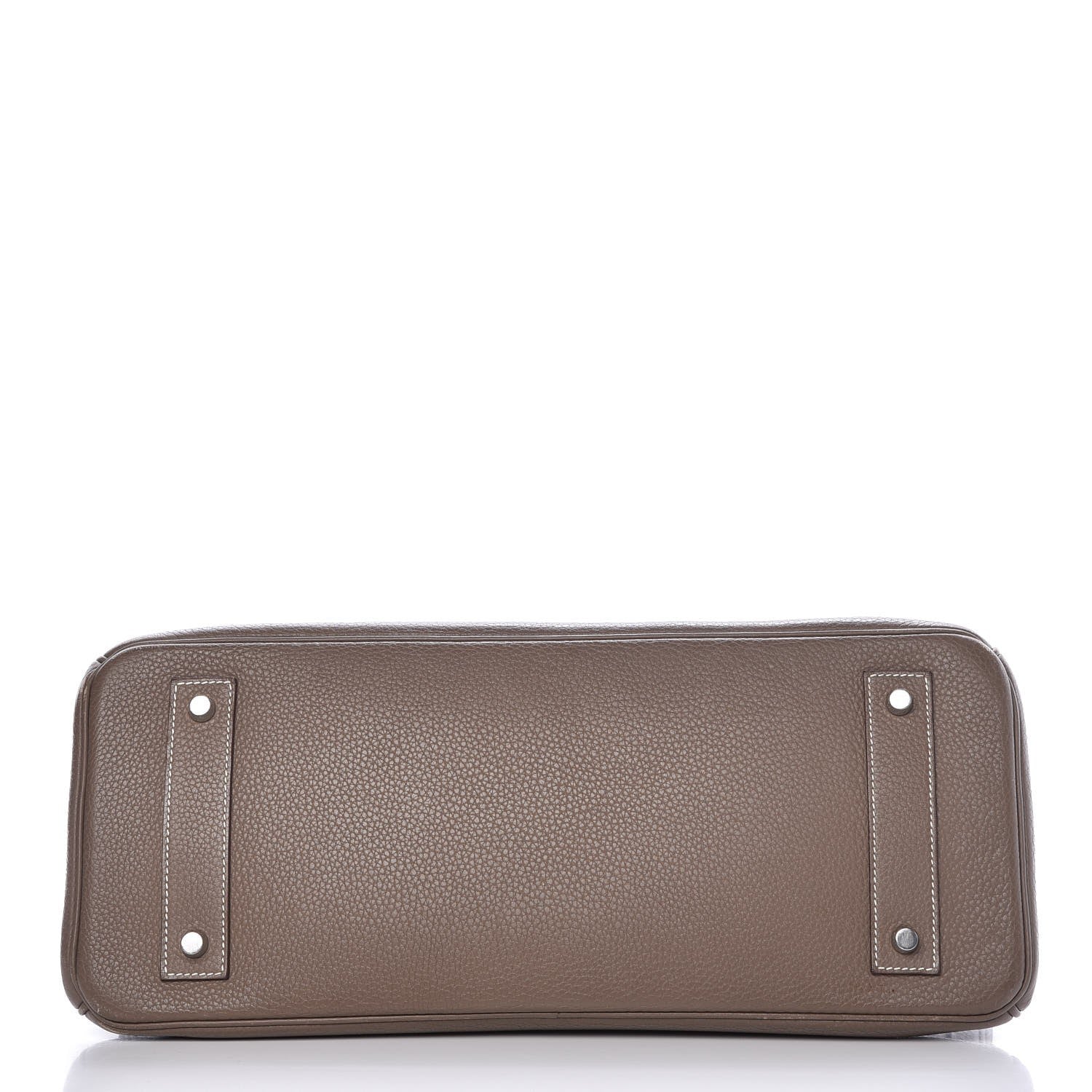 Hermes Taurillon Clemence JPG Shoulder Birkin II 42 Etoupe 6 of 37