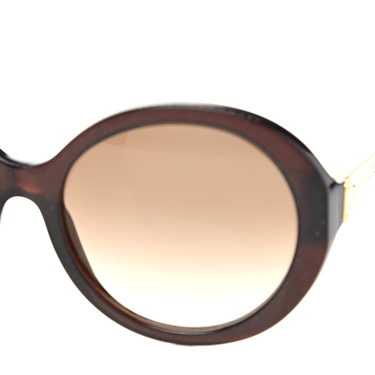Louis Vuitton Petit Soupcon Rond Sunglasses Z0490W Brown Glitter 8 of 8