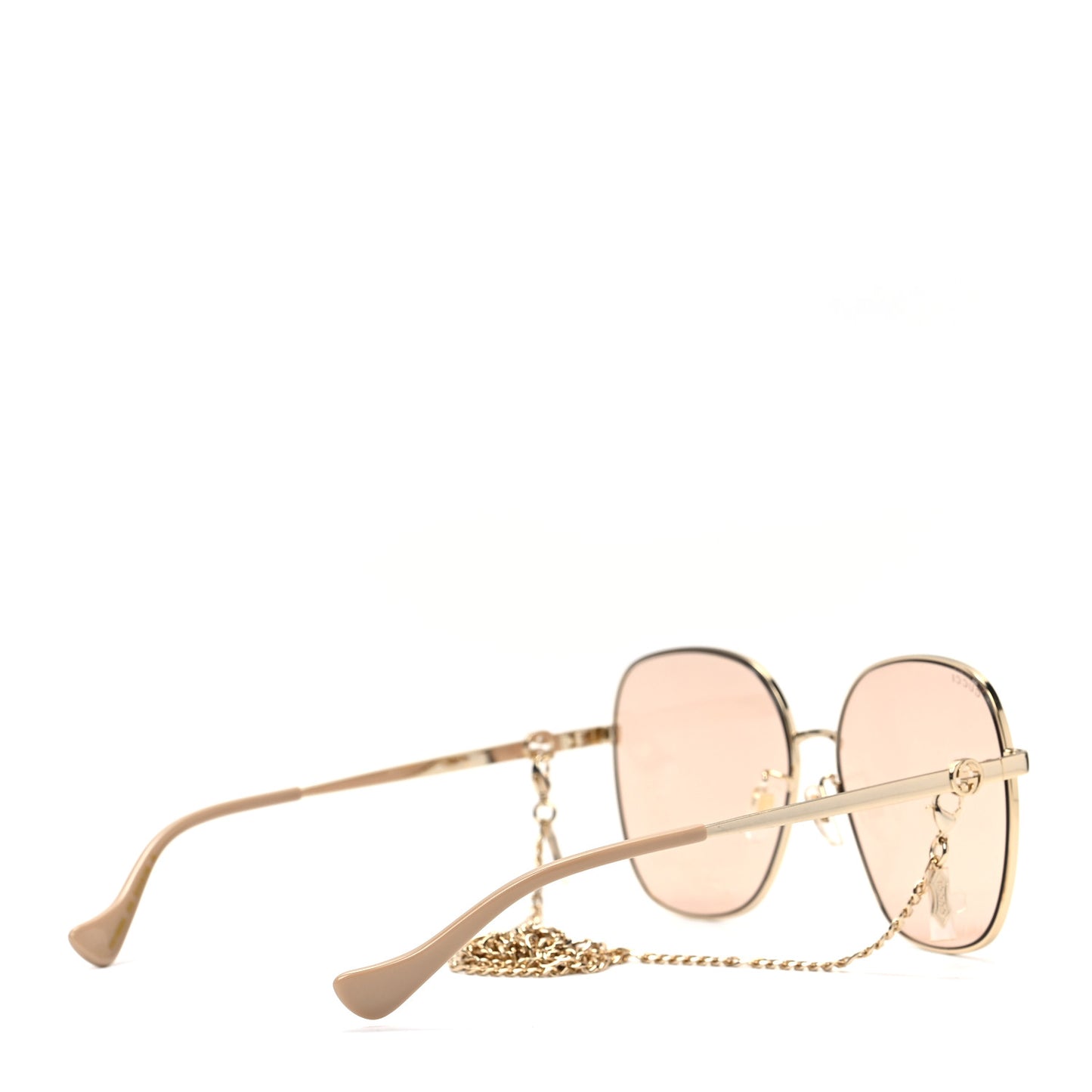Metal Round Chain Sunglasses GG1089SA Gold