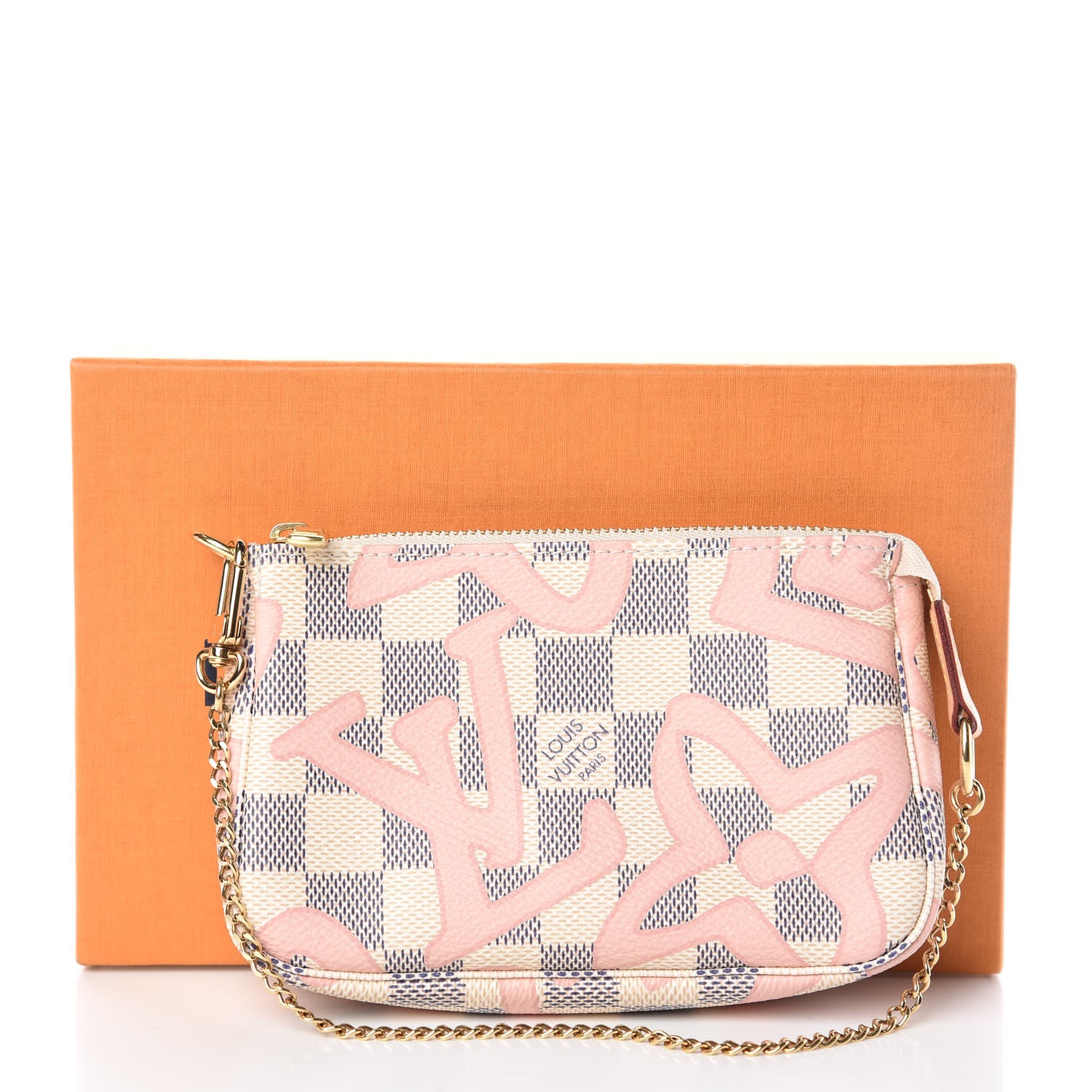 Louis Vuitton Damier Azur Tahitienne Mini Pochette Accessories 11 of 11