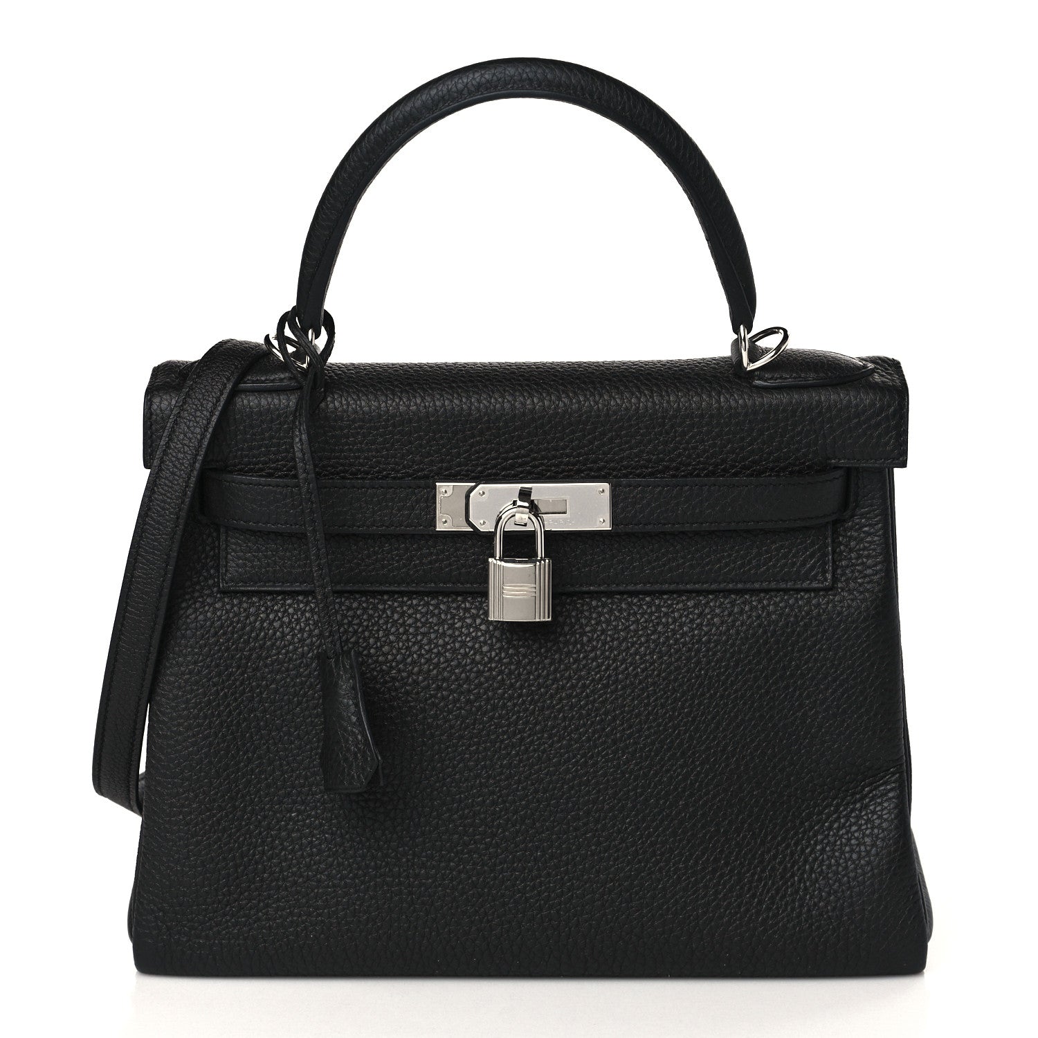 Hermes Togo Kelly Retourne 28 Black 1 of 9