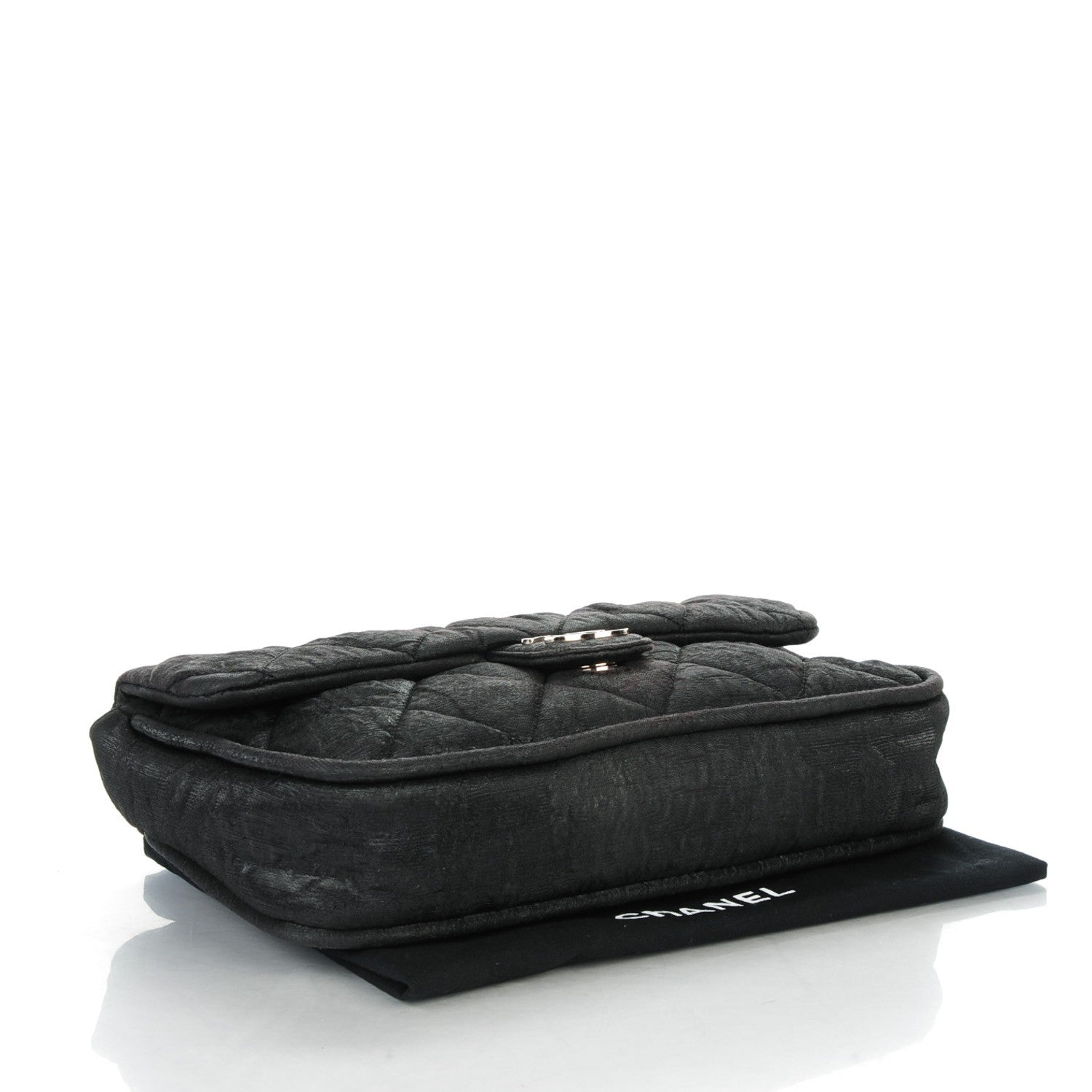 Chanel Coated Canvas Le Marais Flap Black 4 of 7