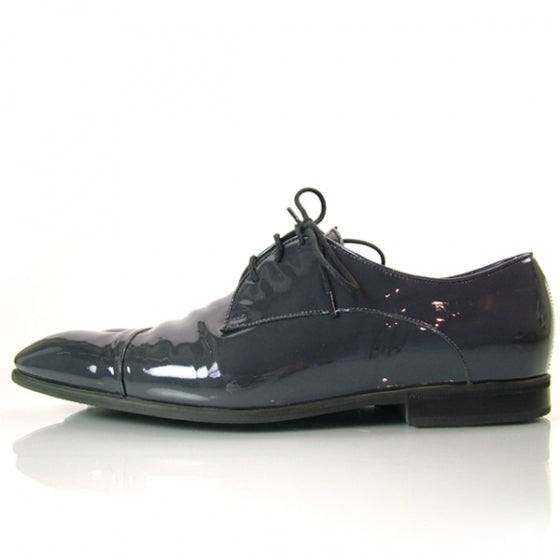 Patent Oxfords Men Shoes 6 Grey