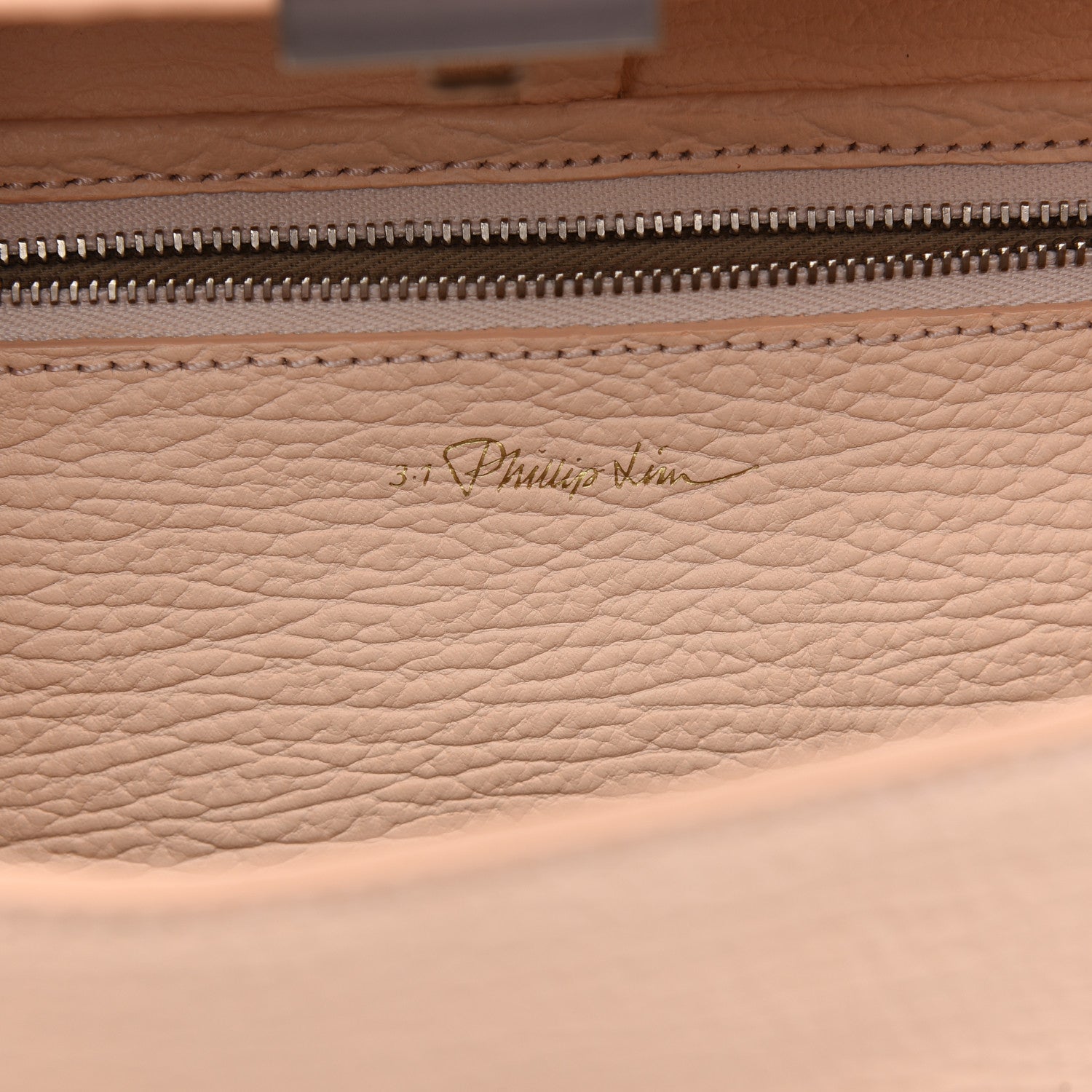 3.1 Phillip Lim Textured Calfskin Medium Pashli Satchel White Peach 5 of 10