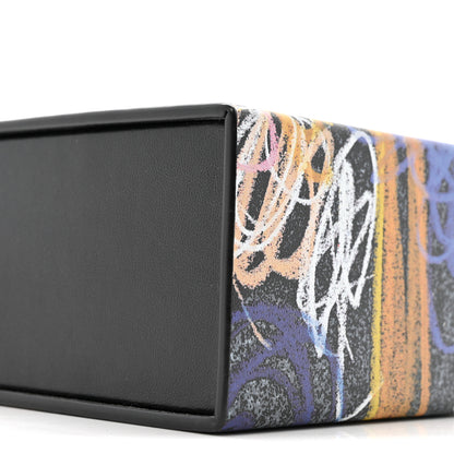 Fendi X NOEL FIELDING Calfskin Painted Vertical Box Black Multicolor 9 of 12