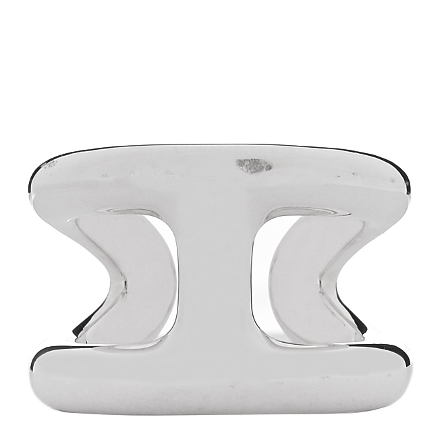 Hermes Sterling Silver PM Osmose Ring 53 6.5 1 of 6