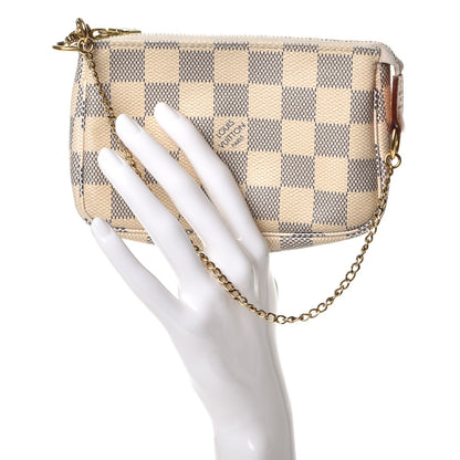 Louis Vuitton Damier Azur Mini Pochette Accessories 2 of 10