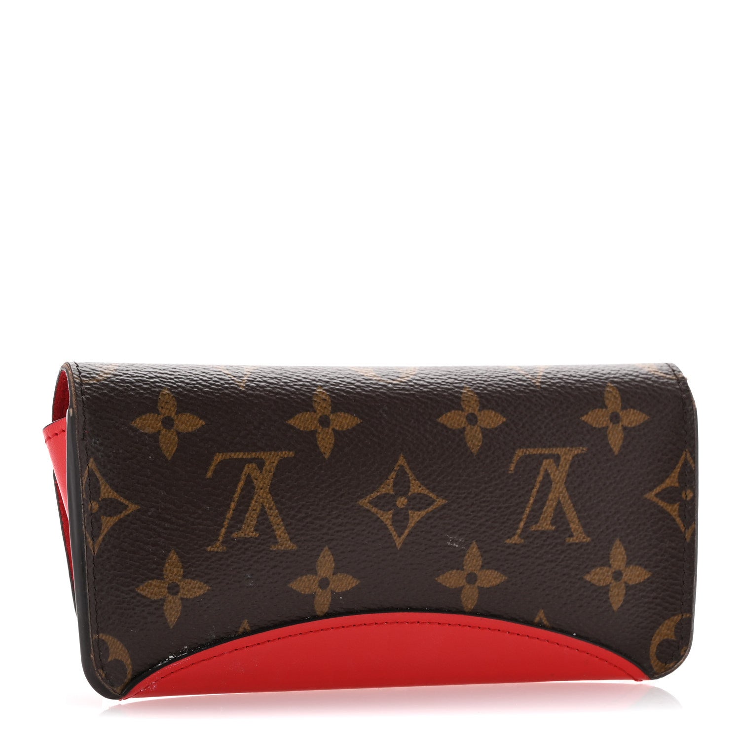 Louis Vuitton Monogram Woody Glasses Case Rouge 3 of 10