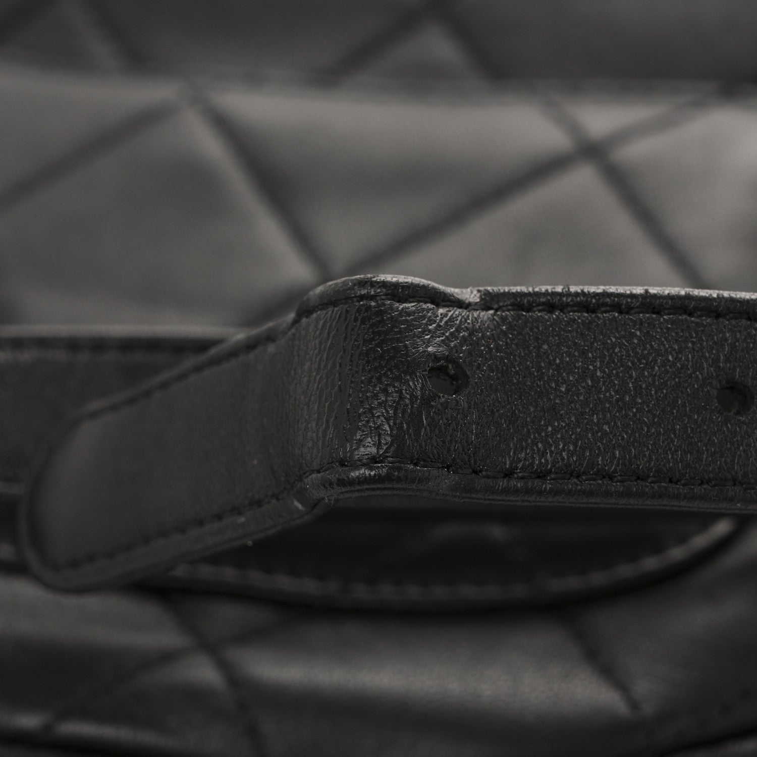 Chanel Lambskin Enamel Quilted Waist Bag Black 13 of 14