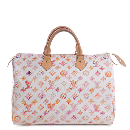 Louis Vuitton Watercolor Aquarelle Speedy 35 White 1 of 9