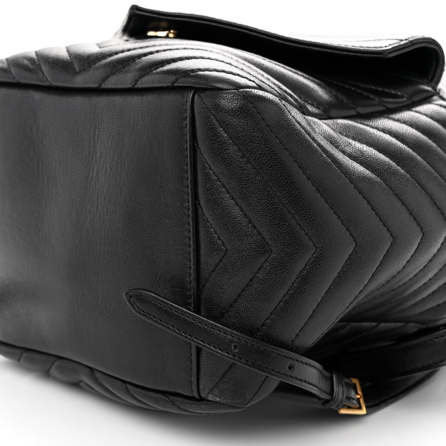 Lambskin Matelasse Monogram Joe Backpack Black