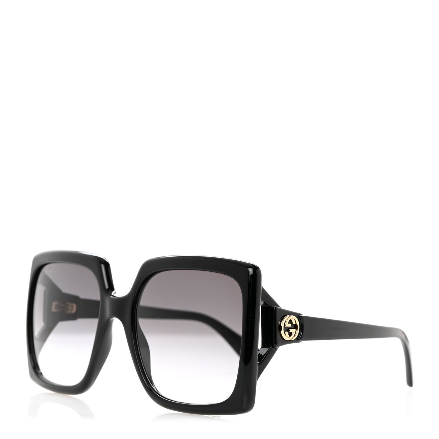 Acetate Square Frame Sunglasses GG0876S Black