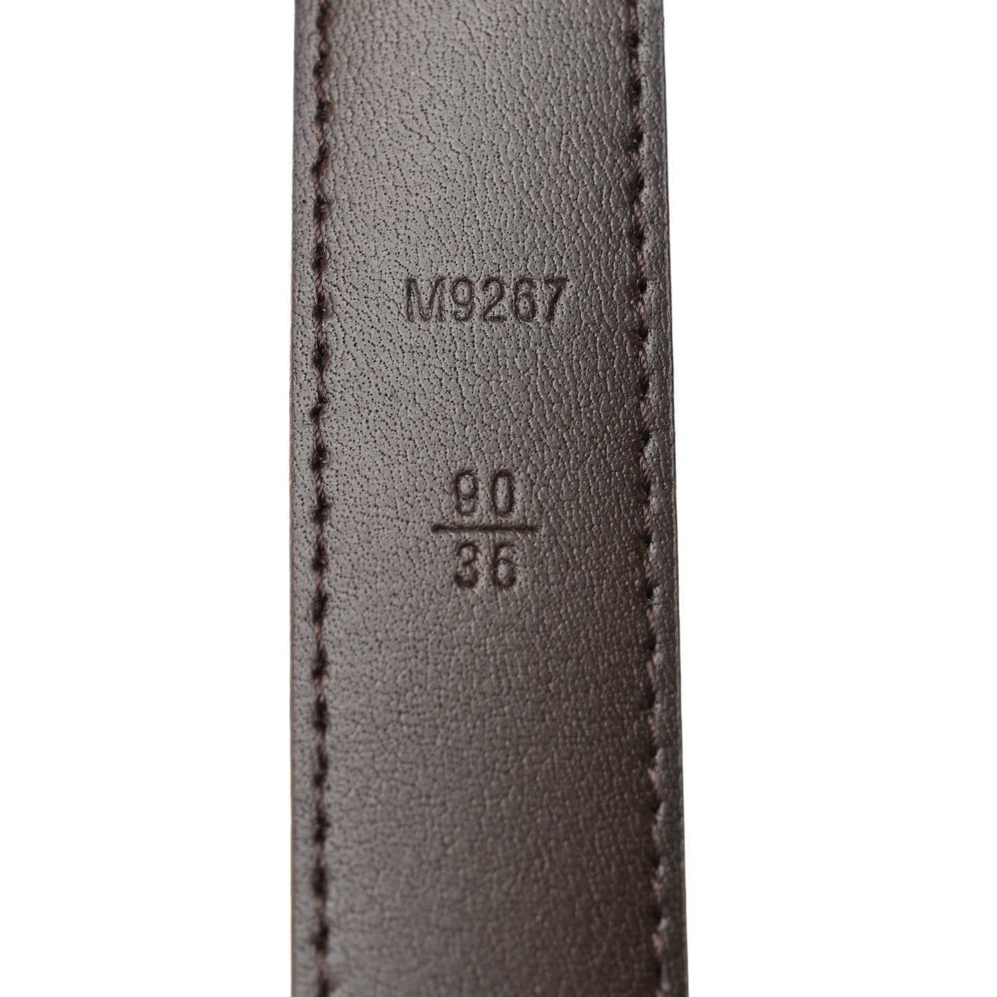 Mini Damier Ebene 25mm LV Initiales Belt 90 36