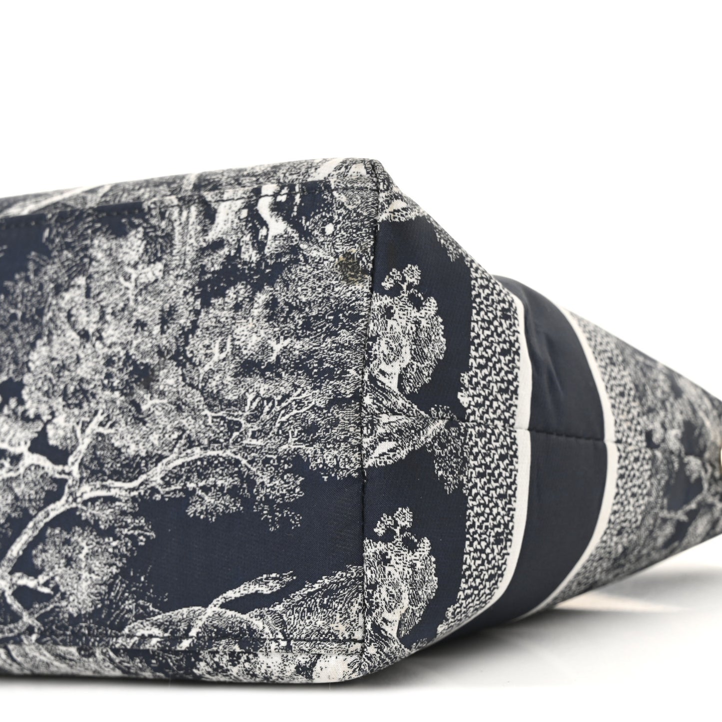 Technical Fabric Toile De Jouy DiorTravel Nomad Pouch Blue
