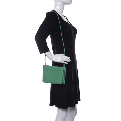 Celine Goatskin Small Trio Crossbody Bag Palm 2 of 9