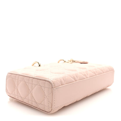 Christian Dior Lambskin Cannage Medium Lady D-Joy Powder Pink 4 of 9
