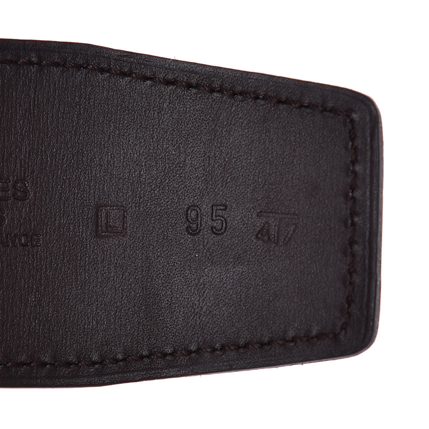 Hermes Box Chamonix 42mm Constance 2 Belt 95 Black Chocolate 6 of 9