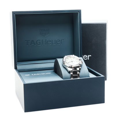 Tag Heuer Stainless Steel Diamond Bezel Mother of Pearl 36mm Aquaracer Lady Quartz Watch WBD131C 5 of 5