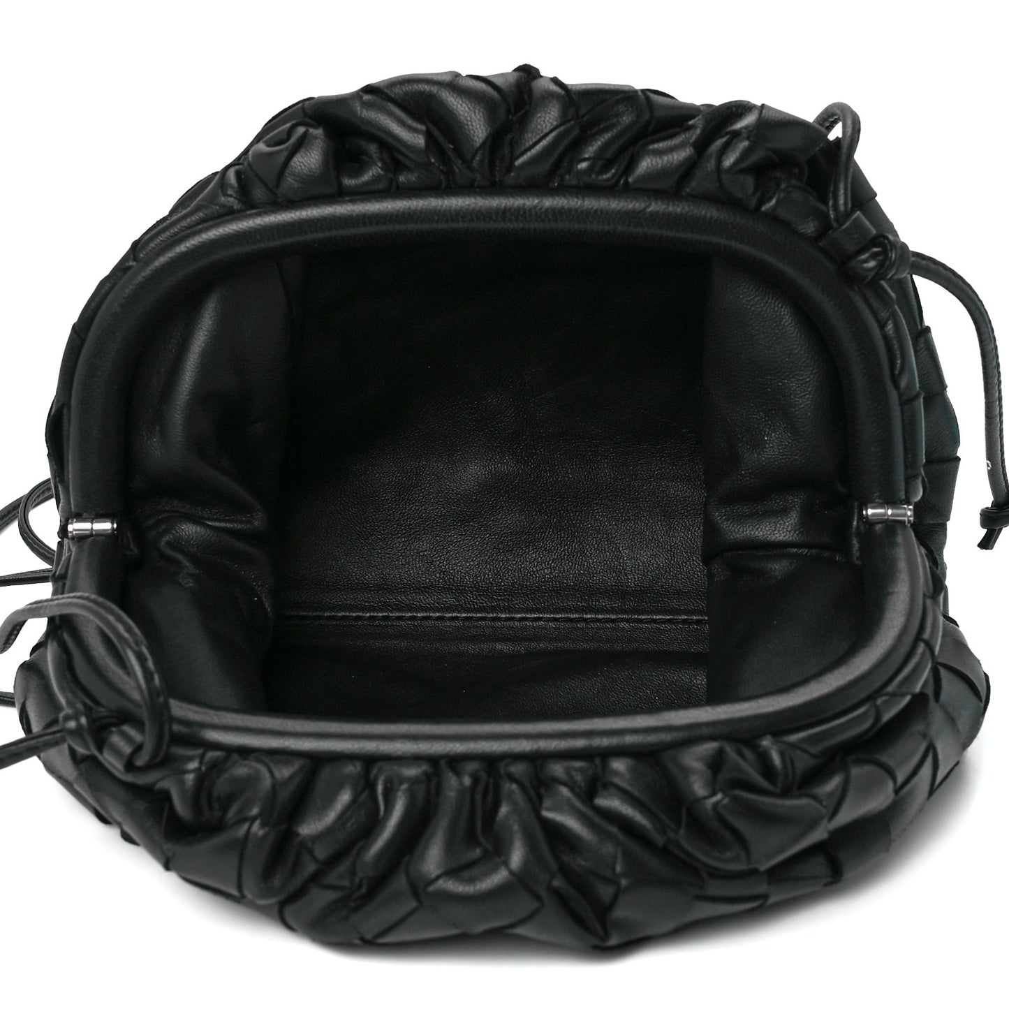Nappa Intrecciato The Mini Pouch Black
