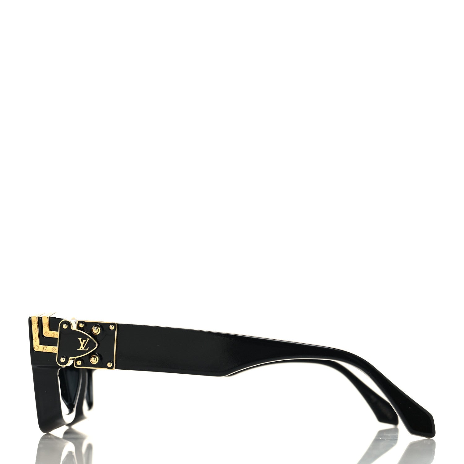 Louis Vuitton Acetate 1.1 Millionaires Sunglasses Z1165E Black 3 of 8