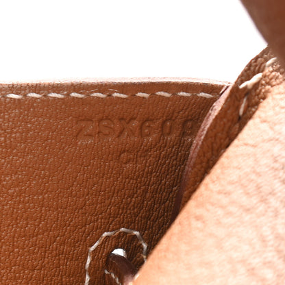 Hermes Natural Barenia Faubourg Birkin 35 Fauve 7 of 13