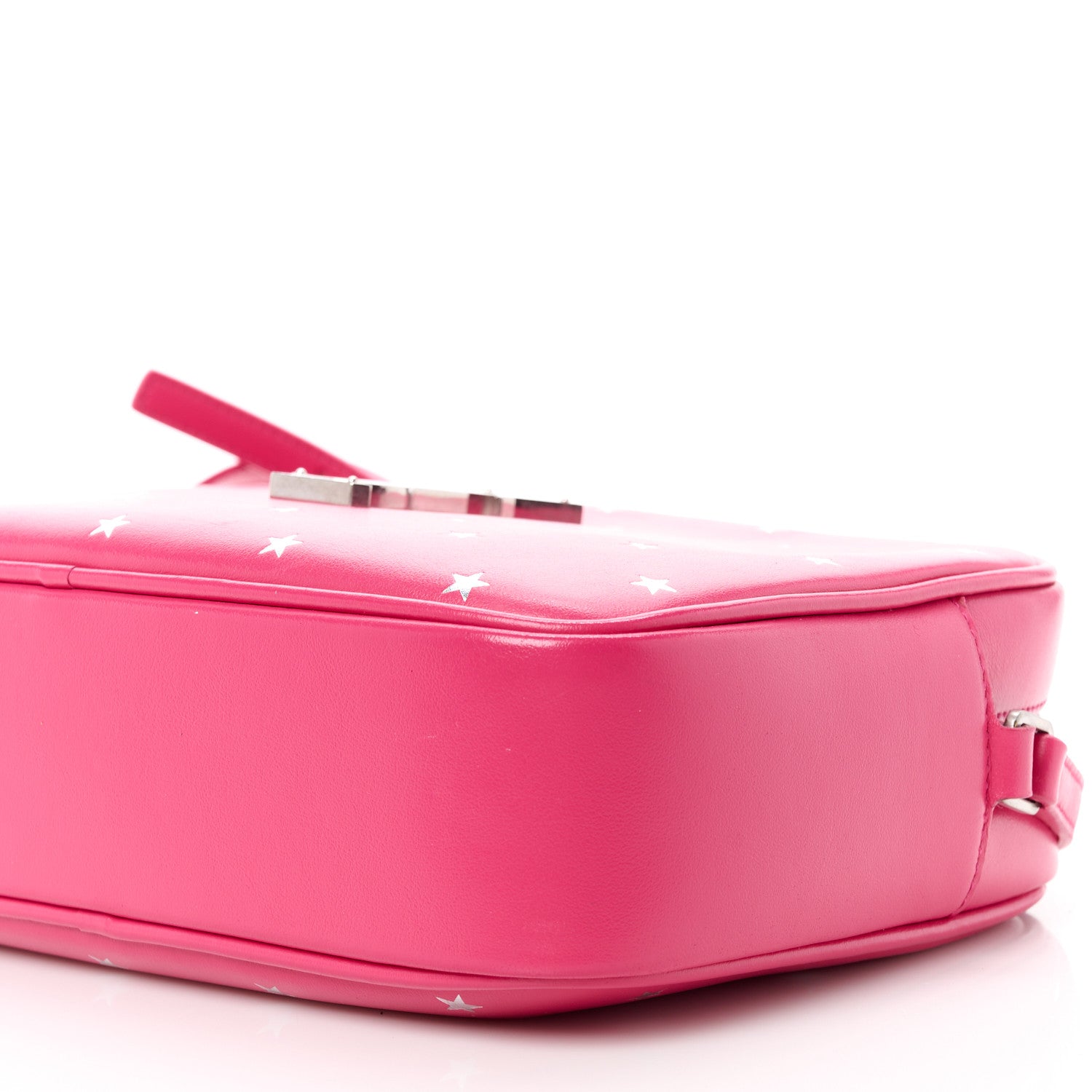 Saint Laurent Calfskin Monogram Star Lou Camera Bag Fuchsia 10 of 10