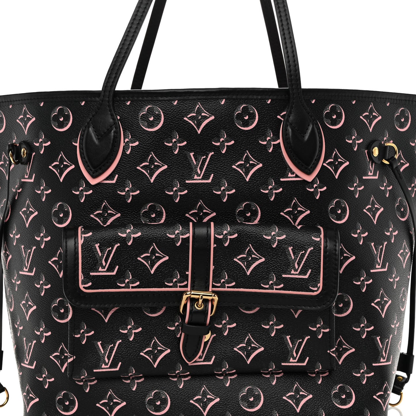 Monogram Fall For You Neverfull MM Black