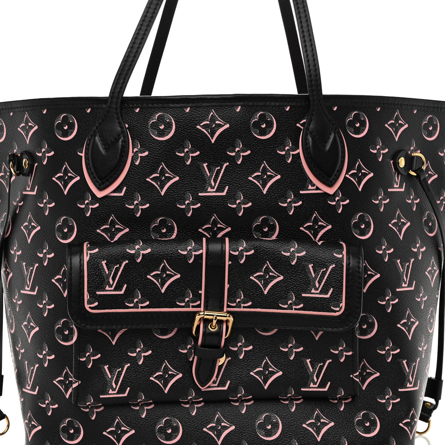 Louis Vuitton Monogram Fall For You Neverfull MM Black 8 of 11